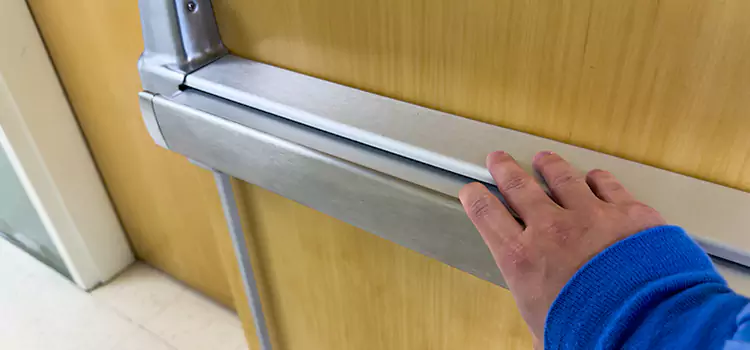 Installing a Push Bar on a Door Upper Arlington